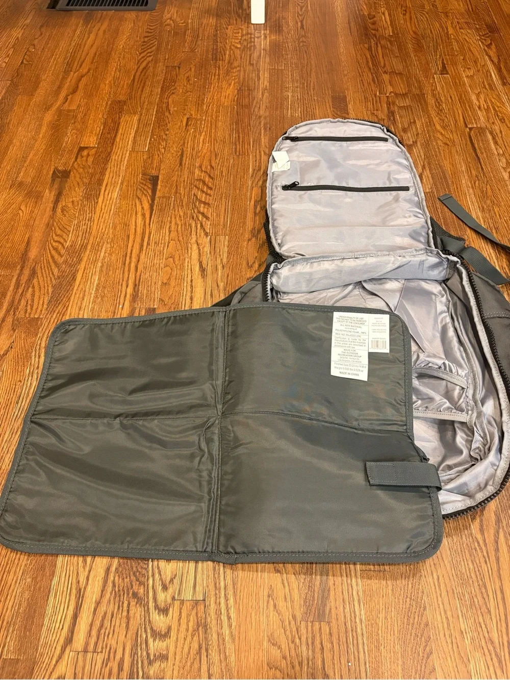 Outdoor Baby Dads Got It Tactical Backpack Diaper Bag Dark Gray 30L